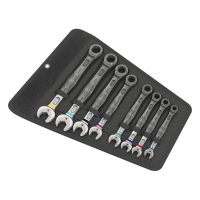 WERA RATCHETING WRENCH SET JOKER OPEN/ BOX END - US SIZES