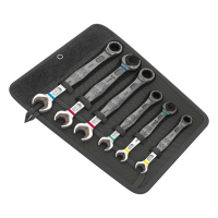 WERA RATCHETING WRENCH SET JOKER OPEN/ BOX END - METRIC