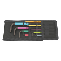 WERA HEX KEY SET MULTICOLOR - US SIZES