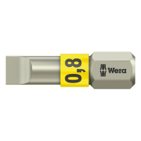 WERA 1/4" TORSION BIT FOR SLOTTED SCREWS STAINLESS 0.8X5.5MM