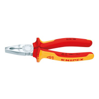 KNIPEX COMBINATION PLIERS 180MM VDE