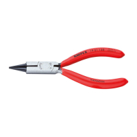 KNIPEX ROUND PLIERS WITH CUTTING EDGES 130MM