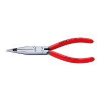 KNIPEX SNIPE NOSE PLIERS WITH CENTRE CUTTER 160MM