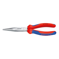 KNIPEX SNIPE NOSE PLIERS WITH SIDE CUTTER 200MM