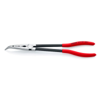 KNIPEX LONG REACH NEEDLE NOSE PLIERS WITH ANGLED HEAD 280MM