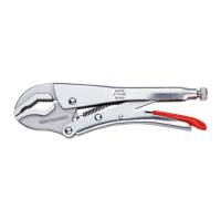 KNIPEX, GRIP PLIERS FOR ROUND AND FLAT MATERIALS 250MM