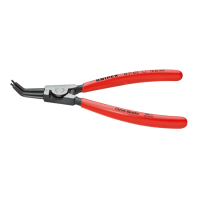 KNIPEX EXTERNAL CIRCLIP PLIERS WITH 45Â° ANGLED TIPS