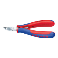 KNIPEX ELECTRONICS PLIERS WITH 45Â° ANGLED HEAD 115MM