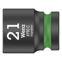 WERA, IMPAKTOR 1/2" SOCKET SIZE 21