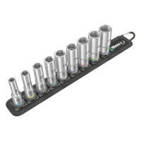 WERA, SOCKET BELT WITH HEX DEEP SOCKETS - METRIC