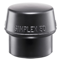 HALDER INSERT FOR SIMPLEX MALLET 50MM RUBBER - MEDIUM HARD