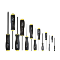 BONDHUS, HEX BALL-END ALLEN SCREWDRIVER SET US SIZES