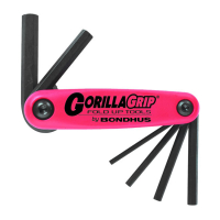 BONDHUS, GORILLA GRIP FOLDING ALLEN WRENCH METRIC