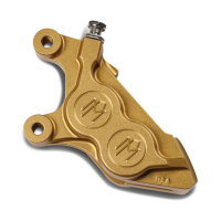 PM, 4-P 08-UP 125X4B CALIPER. BOLT-ON, LEFT FRONT. GOLD OPS