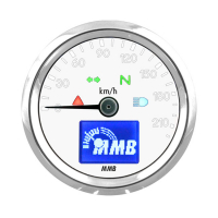 MMB 48MM ELECTRONIC SPEEDOMETER BASIC 220KMH CHROME