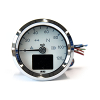 MMB 48MM ELECTRONIC SPEEDOMETER BASIC 120MPH CHROME