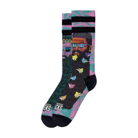 AMERICAN SOCKS SIGNATURE BONDI BEACH, DOUBLE BLACK STRIPED