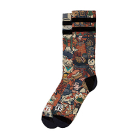 AMERICAN SOCKS SIGNATURE YAMATO, DOUBLE BLACK STRIPED