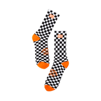 LOSER MACHINE CHECK SOCKS BLACK/WHITE