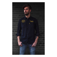 MCS CREW DENIM SHIRT MALE BLACK