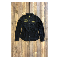 MCS CREW DENIM SHIRT FEMALE BLACK