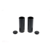 CULT-WERK, 4-PIECE FORK TUBE COVER KIT. GLOSS BLACK