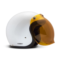 DMD bubble visor orange