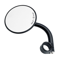 BILTWELL UTILITY ROUND MIRROR SHORT STEM BLACK ECE APPR.