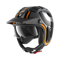 SHARK X-DRAK 2 THRUST-R HELMET BLACK/ORANGE