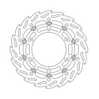 MOTO-MASTER FLAME SERIES FLOATING BRAKE ROTOR