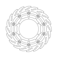 MOTO-MASTER FLAME SERIES FLOATING BRAKE ROTOR