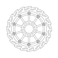 MOTO-MASTER FLAME SERIES FLOATING BRAKE ROTOR