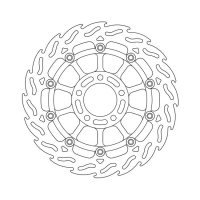 MOTO-MASTER FLAME SERIES FLOATING BRAKE ROTOR