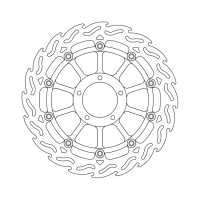 MOTO-MASTER FLAME SERIES FLOATING BRAKE ROTOR