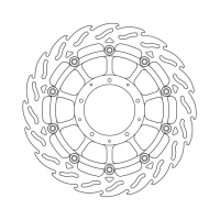 MOTO-MASTER FLAME SERIES FLOATING BRAKE ROTOR