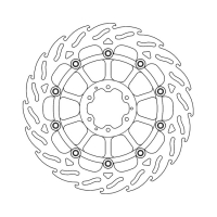 MOTO-MASTER FLAME SERIES FLOATING BRAKE ROTOR