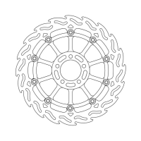 MOTO-MASTER FLAME SERIES FLOATING BRAKE ROTOR