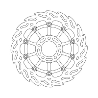 MOTO-MASTER FLAME SERIES FLOATING BRAKE ROTOR