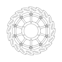 MOTO-MASTER FLAME SERIES FLOATING BRAKE ROTOR