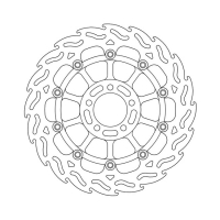 MOTO-MASTER FLAME SERIES FLOATING BRAKE ROTOR