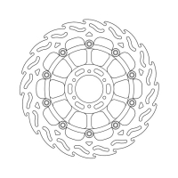 MOTO-MASTER FLAME SERIES FLOATING BRAKE ROTOR