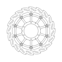 MOTO-MASTER FLAME SERIES FLOATING BRAKE ROTOR