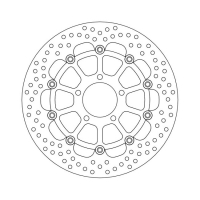 MOTO-MASTER HALO SERIES FLOATING BRAKE ROTOR