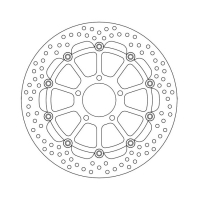 MOTO-MASTER HALO SERIES FLOATING BRAKE ROTOR