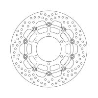 MOTO-MASTER HALO SERIES FLOATING BRAKE ROTOR