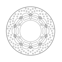 MOTO-MASTER HALO SERIES FLOATING BRAKE ROTOR