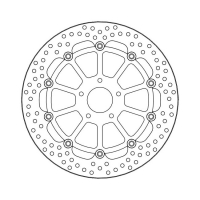 MOTO-MASTER HALO SERIES FLOATING BRAKE ROTOR