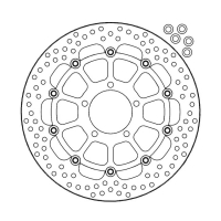 MOTO-MASTER HALO SERIES FLOATING BRAKE ROTOR