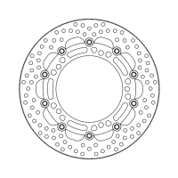 MOTO-MASTER HALO SERIES FLOATING BRAKE ROTOR