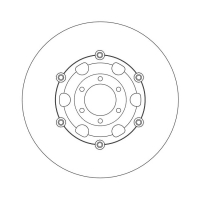 MOTO-MASTER HALO SERIES FLOATING BRAKE ROTOR